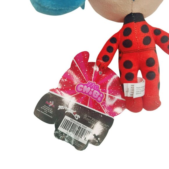 Toy Factory Chibi Miraculous Ladybug Plush Doll 8-Inches 2024 - Picture 3 of 4